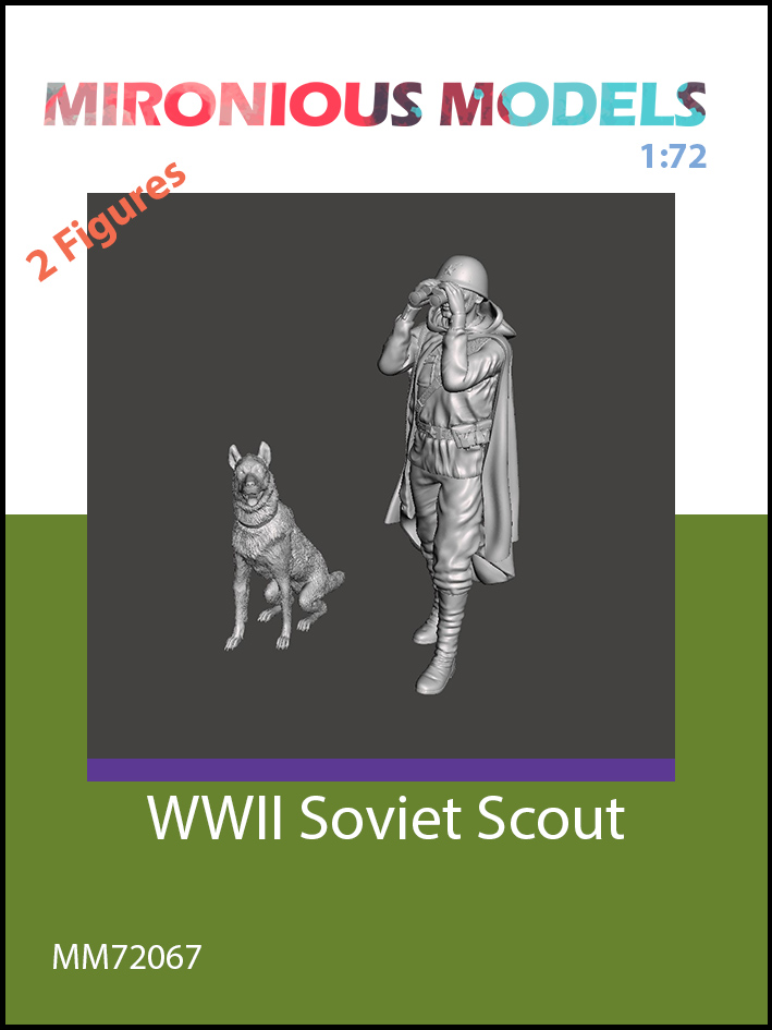 WW2 Soviet Scout with Dog